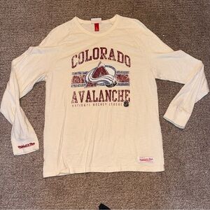 NHL Colorado Avalanche Mitchell & Ness Nostalgic Women’s Long Sleeve T Shirt